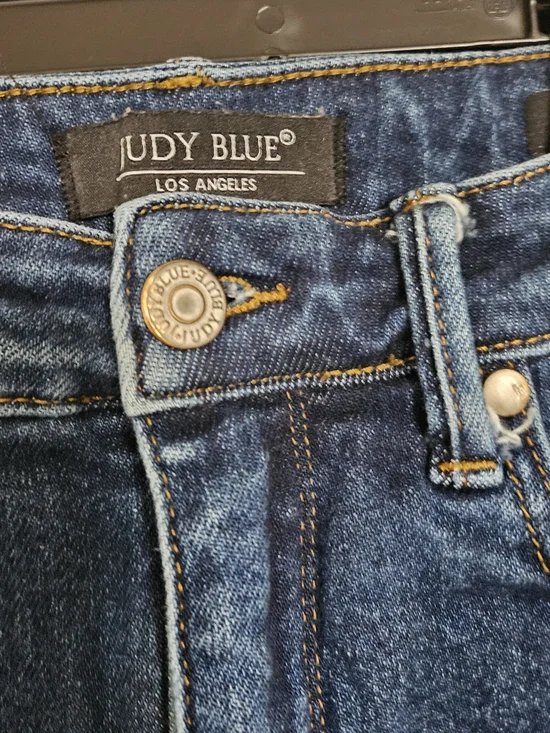 Judy Blue Jeans Womens 9/29 Dark Wash Straight Leg Hight Waist  Stretch Denim. - Picture 7 of 13